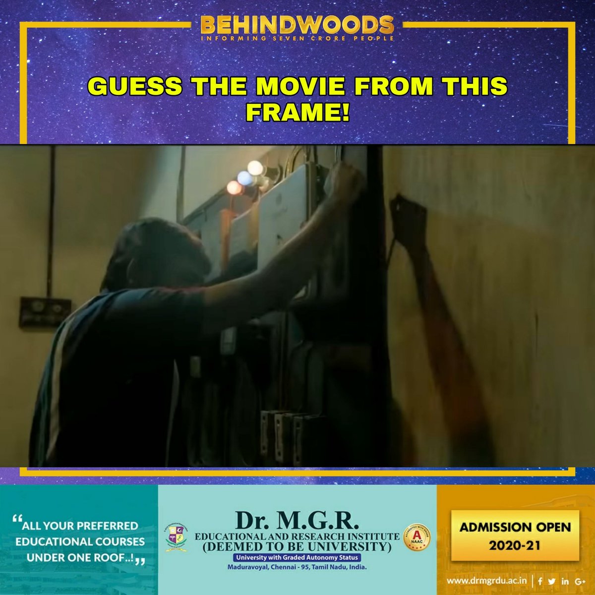 behindwoods's tweet photo. Enna padam ithu?🎬
#Frame #Movie #BehindwoodsPuzzle #QuarantineTimepass https://t.co/wCP1rbZB7N