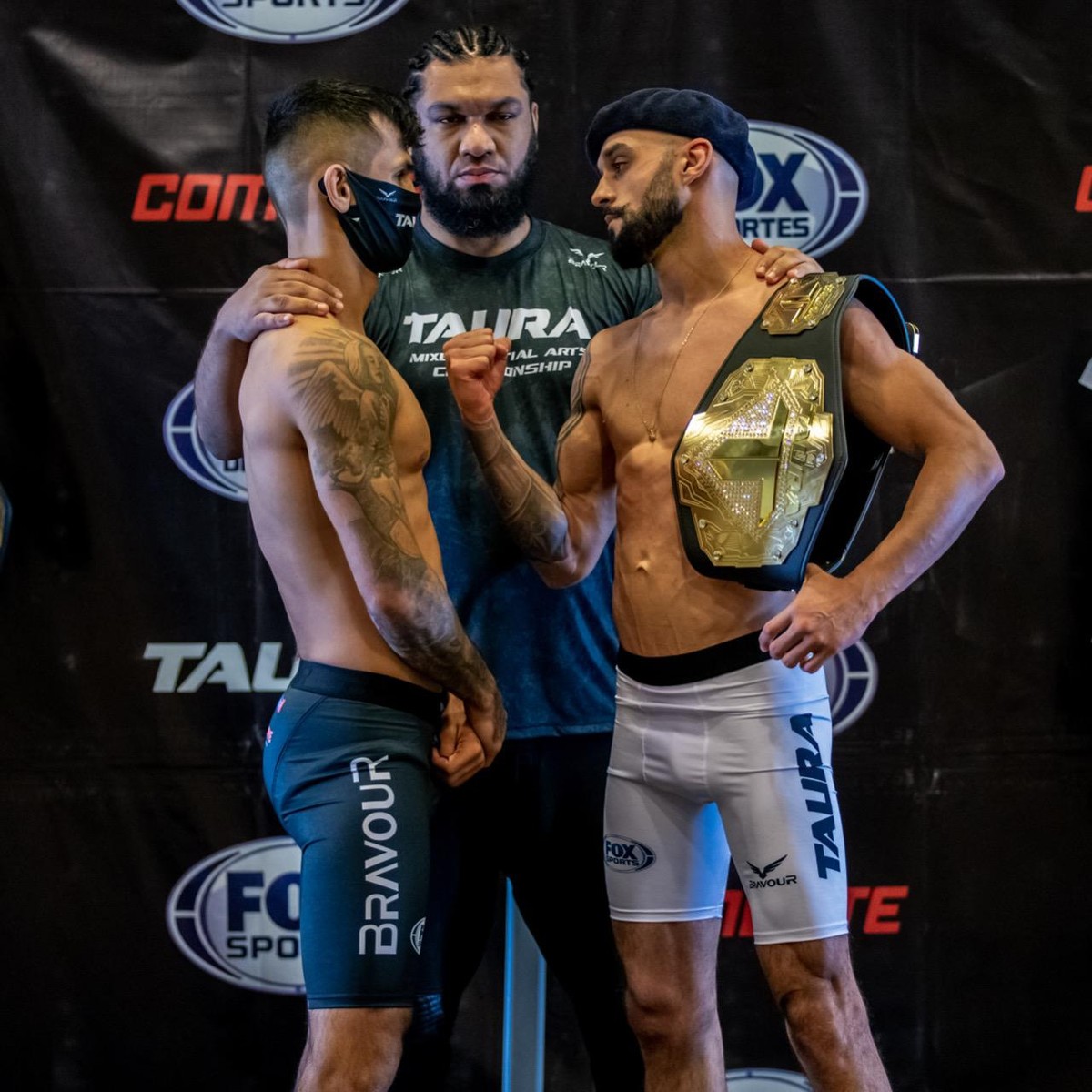 combate's tweet photo. Felipe Gheno e Bruno Korea lançam provocações antes de luta por cinturão do Taura https://t.co/9AP9t63k5G https://t.co/ldhH5FWo9o