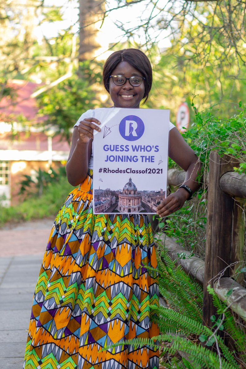 ChichiKasanga's tweet photo. Who would have thought that this little black girl from the North-Western part of Zambia would be going to Oxford University? From Matero girls to UNZA, Rhodes University and finally Oxford. I hope my story will inspire young girls to dream big.
#Rhodestrust
#RhodesClassof2021 https://t.co/mbIgxmKfSR