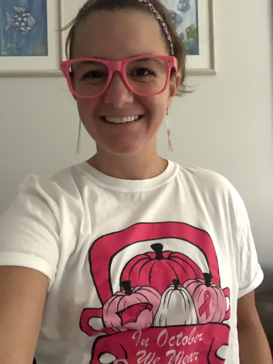 MsVMarketing's tweet photo. Pink ribbon earrings✅
Pink ribbon mask✅
Pink ribbon headband✅
Pink ribbon Yeti✅
Pink ribbon @bwhsdeca Tee✅

💗Happy PINK OUT 2020 @BW_falconfrenzy 💗

💕Had to leave my pink wig behind ... little too humid for that today, but loved wearing it last year with @LoudounBHN 💕 https://t.co/MMOHCSaeQD