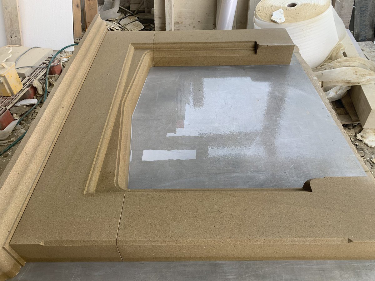 DimensionalSton's tweet photo. Such a popular style fireplace, custom sized and with a flat spandrel detail on the head, Yorkstone at its finest! Locally quarried and hand made right here in Yorkshire! #CustomFireplace #ProductOfYorkshire #Yorkstone #BritishStone #Genuine #SolidStone #Made2Last https://t.co/TktP7QDTYA