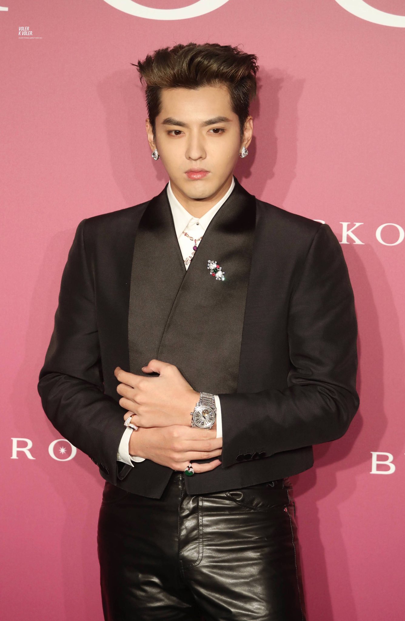 Naga 🍅 on X: Global Brand Ambassador Kris Wu for today's BVLGARI