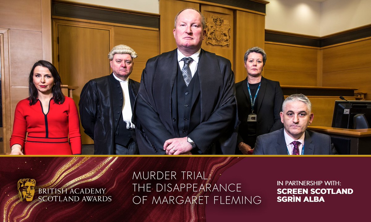 BAFTAScotland's tweet photo. The third nomination is Murder Trial: The Disappearance of Margaret Fleming, the follow up documentary from #BAFTAScot19 winner Murder Case. Looking for justice for Margaret and her family years on. https://t.co/TKqrXgjwRX