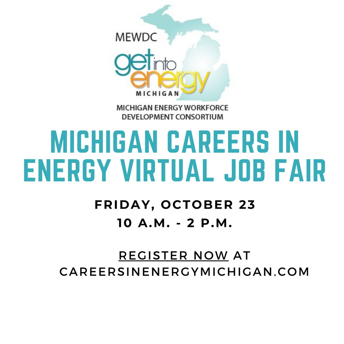 EnergyCareersMI's tweet photo. Today is the last day of Careers in Energy Week and we are ending the week with a virtual job fair. Join us today on Brazen to chat with employers, learn about current job opportunities and more. You can still register at https://t.co/b8DRqOUC5R #getintoenergymichigan https://t.co/cKBnjK2TDa