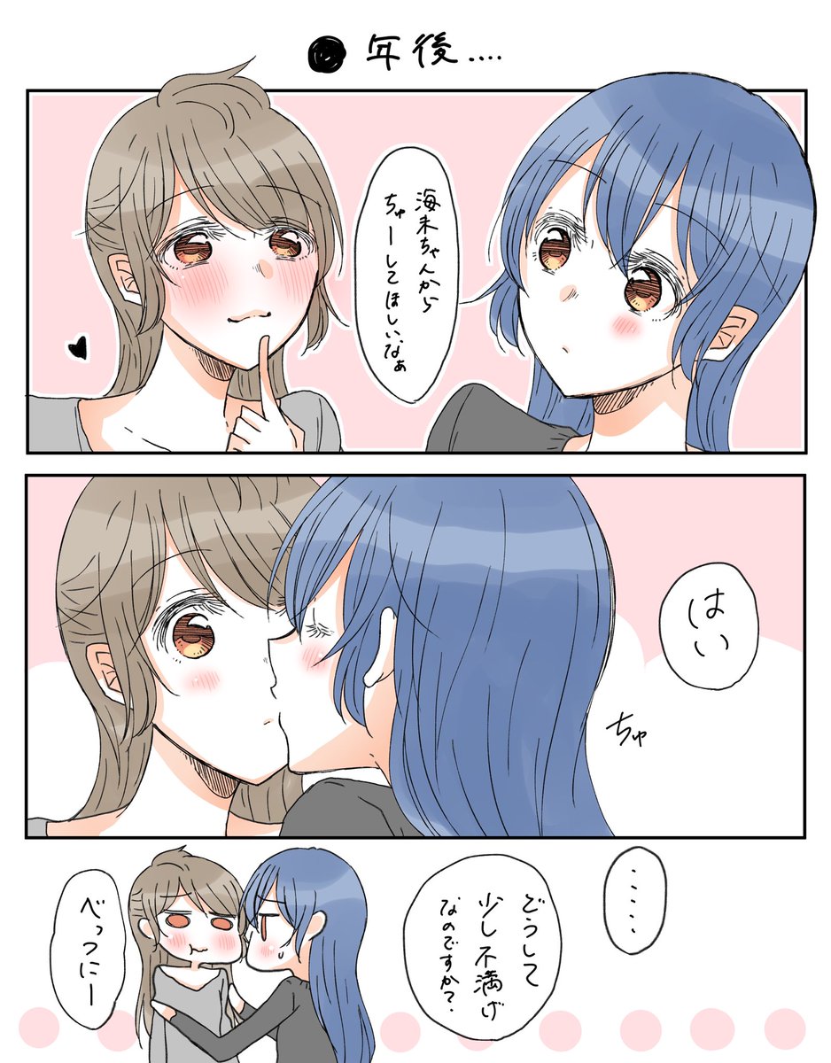 ことうみがちゅーするだけの漫画 