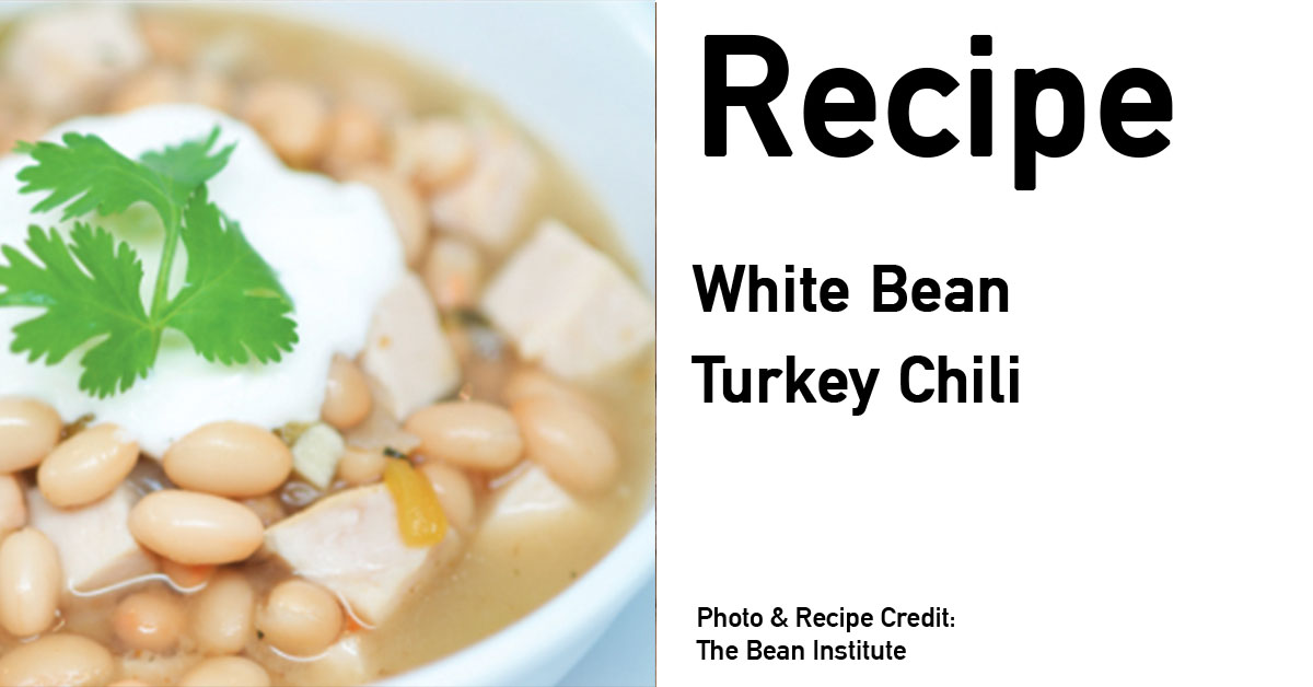 Commonground_ND's tweet photo. It's #NationalChiliMonth and this white bean turkey chili recipe from our friends @beaninstitute is perfect for the crisp autumn weather 🍂. Check it out here: https://t.co/BjC8wdvWWS https://t.co/1tHLesfXgg