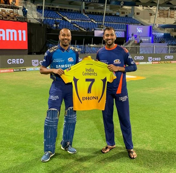 At the end of the day, Cricket Hamari Jaan. #Yellove #CSKvMI 🦁💛 https://t.co/xBNDLGaWCg