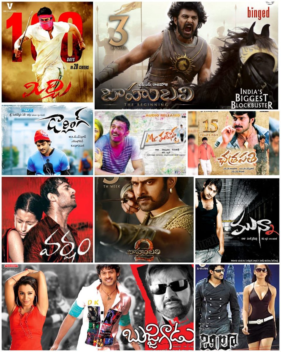 10 Prabhas movies, 1 choice. Which one are you going for?
#HappyBirthdayPrabhas https://t.co/gc5ykceEw5