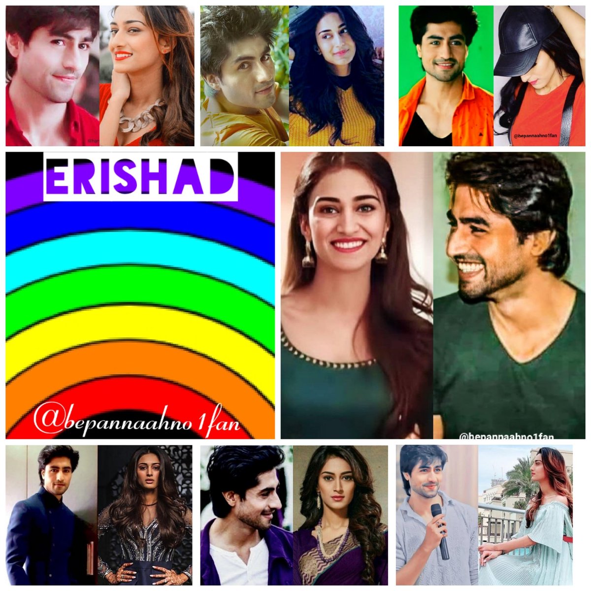 "I am a believer that color affects people's moods "~ Lilly Pulitzer So here presenting a thread in  #EriShad style with some colors to spread some happiness among you all till we get their music video  #HarshadChopda  #EricaFernandes