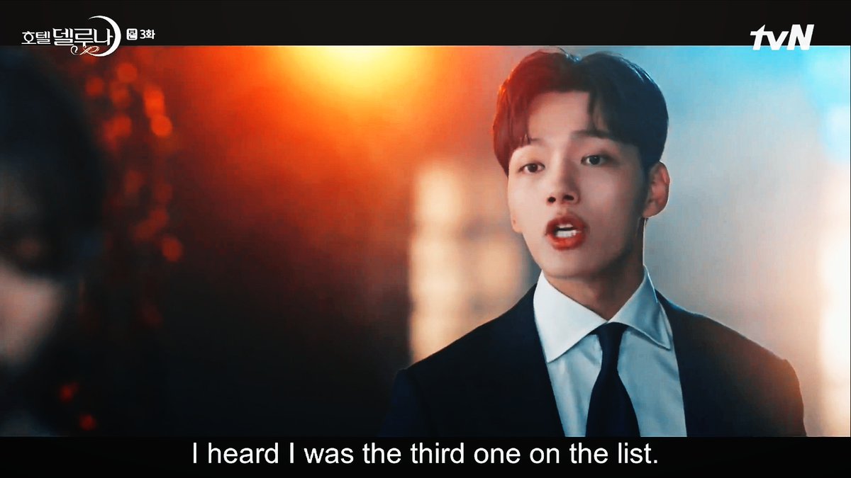 he was actually upset that he wasn't the first person in line even when he didn't want to do this   #HotelDelLuna