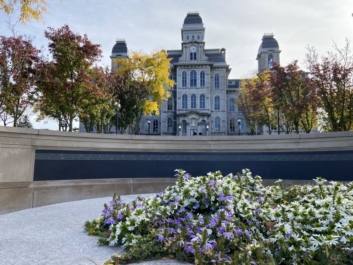 Syracuse University's annual Remembrance Week honors the 35 students who were killed in the Lockerbie terrorist attack in 1988. This year, <a href="/SURemembrance/">Remembrance Scholars</a> is adapting events to a virtual format throughout the semester due to  COVID-19. Check out my story: nccnews.newhouse.syr.edu/su-remembrance…