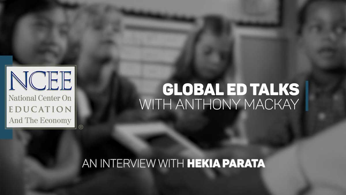CtrEdEcon's tweet photo. Anthony Mackay discusses the politics of education in a pre- and post-COVID world with the Hon. Patricia HEKIA Parata, former Minister of Education for New Zealand and member of NCEE’s International Advisory Board.

Watch the #GlobalEdTalks interview here: https://t.co/MXtcf9m0fs https://t.co/5spNrztL78