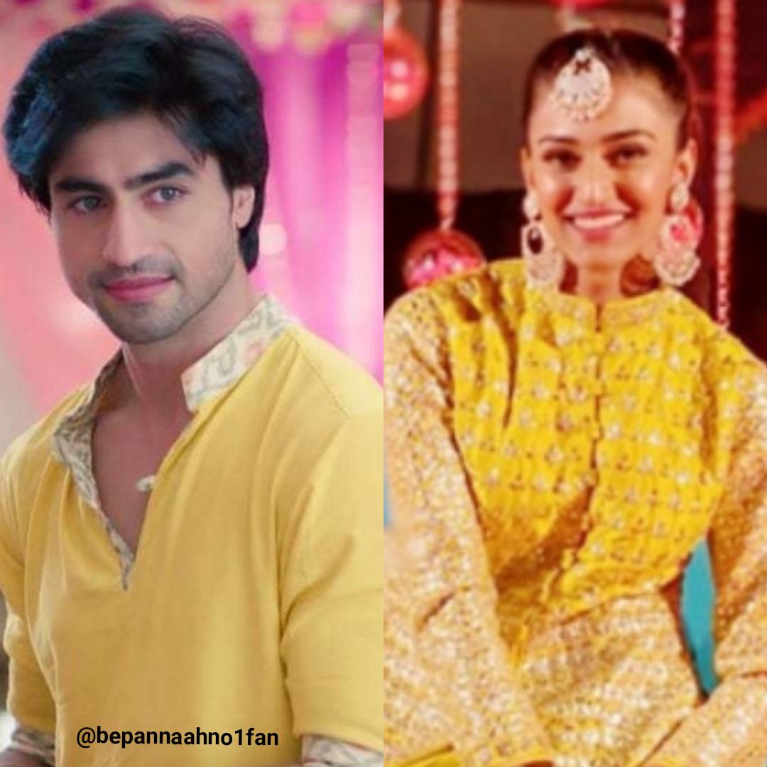 2)  #EriShad in Yellow  #HarshadChopda  #EricaFernandes