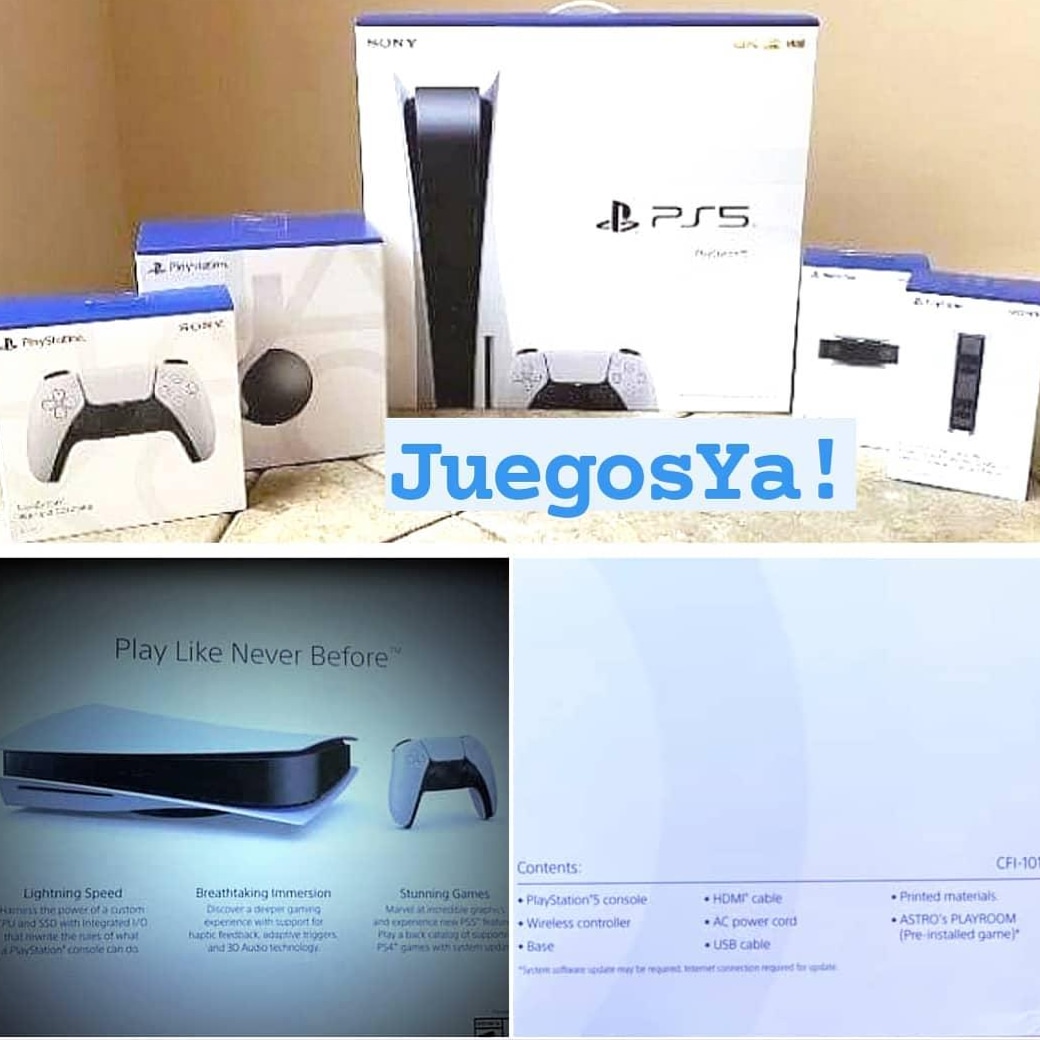 JuegosYaCol's tweet photo. 🥳 Ya contamos los días para que nos lleguen las primeras Playstation 5🤩 Hasta el Domingo! Puedes Reservar la Ps5🔵 para entregas hasta el 15 de Diciembre

📲 https://t.co/oPJpmiuJxO JuegosYa!🎮
Envíos a toda 🇨🇴
 #colombia #Gamer #Ps5 #geek #Bogota #Barranquilla #Playstation https://t.co/mrTdxEhuqN