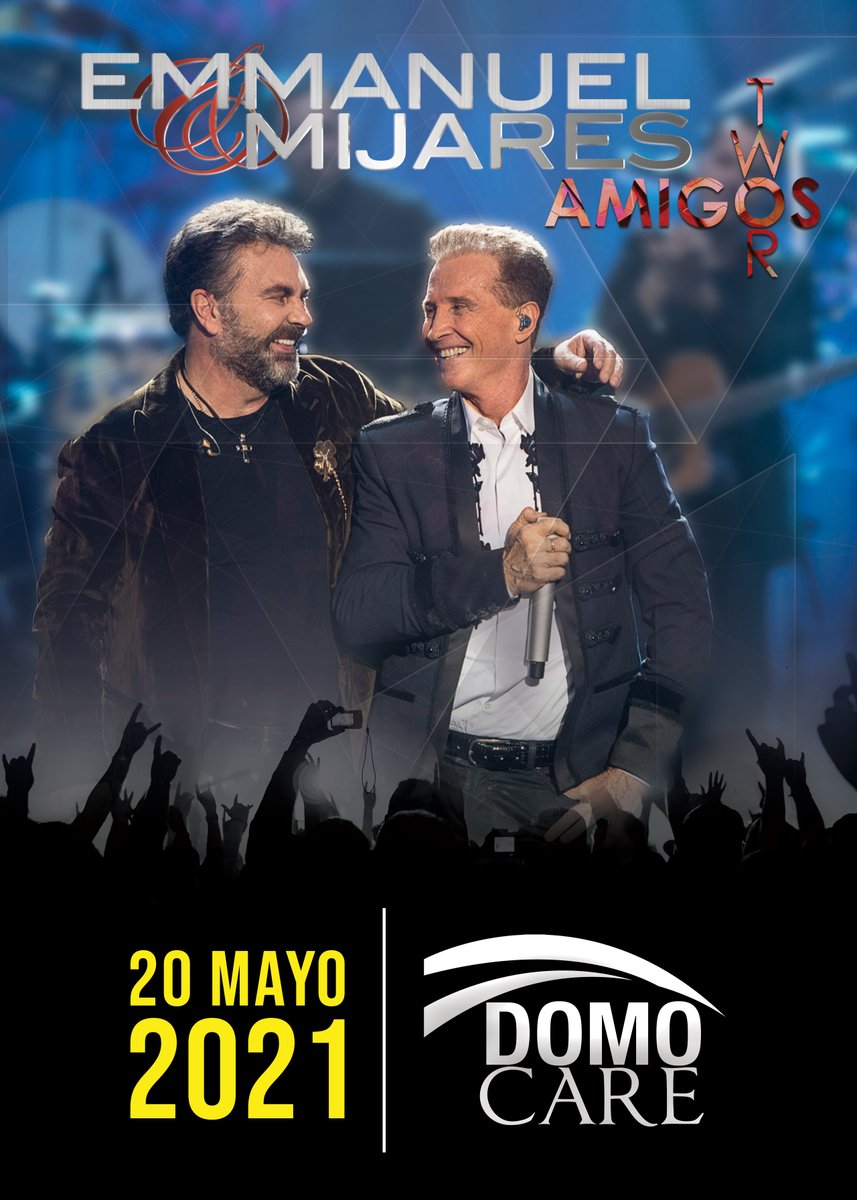 Te compartimos la nueva fecha para disfrutar de toda la música de <a href="/EmmanuelOficial/">Emmanuel</a> y <a href="/MijaresOficial/">Mijares</a>. 🙌🏻 

Los boletos adquiridos para la fecha del 2020 serán válidos para estas nuevas fechas. 🎫

Boletos disponibles en bit.ly/3cSXUgo.