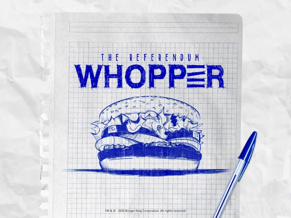 Click through to see the @UberEats ad by Wolf BCPP, Chile: The Referendum Whopper https://t.co/fMcAlbW1mN https://t.co/FYZDuxbsl2