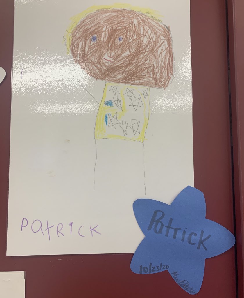 MrsPatouhas's tweet photo. Yay Patrick! Secret Star Student of the day! ⭐️ 💫 

Great job Kinders! 12 stars and counting! ⭐️ ⭐️ ⭐️ https://t.co/5U5VYk3TUT