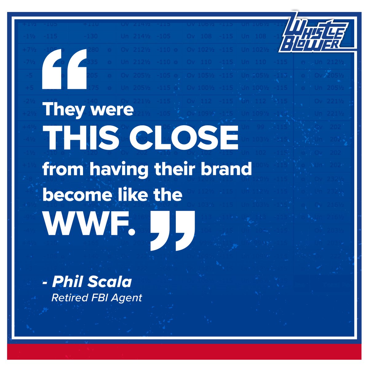 whistleblower's tweet photo. Holding his fingers just inches apart, Phil Scala, compares professional basketball to professional wrestling.
Listen on Apple Podcasts. https://t.co/wj0YBEEf9N #NBA #NBABettingScandal #TimDonaghy https://t.co/tw1KecJKkj