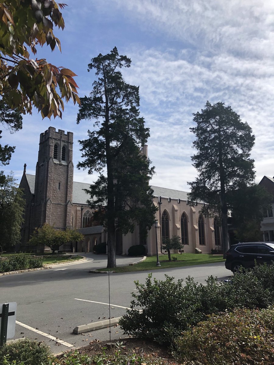 Perfect day for early voting in Chapel Hill.  Thanks ⁦<a href="/OCNCGOV/">Orange County NC Gov</a>⁩ and ⁦<a href="/cotcchapelhill/">Chapel of the Cross</a>⁩ for a safe and quick process