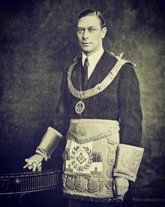 Albert, Duke of York, in Regalia as PGM of Middlessex. (1931) before he became King George VI