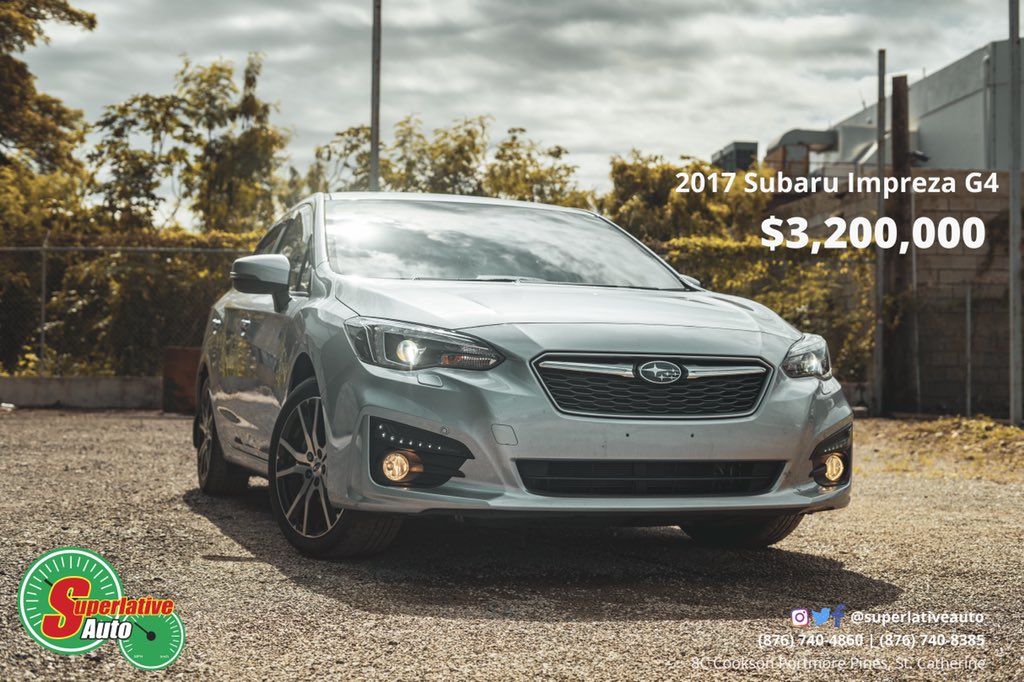 superlativeltd's tweet photo. The all new #Subaru #G4 has a new shape to distinguish it from it’s previous generation
📸: @digitalshotsbyjr
For more information about this vehicle call or visit or office at:
☎️(876)740-4860|(876)740-8385
🗺8c Cookson Pen Portmore Pines
#subaru #superlativeauto #g4 https://t.co/ipBmDeOFfc