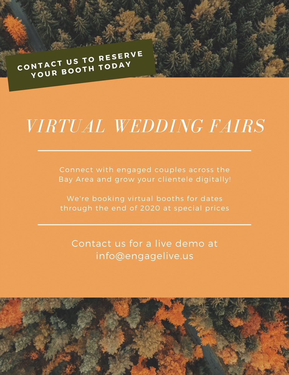 Virtual Live Wedding Fairs @ EngageLive tweet media