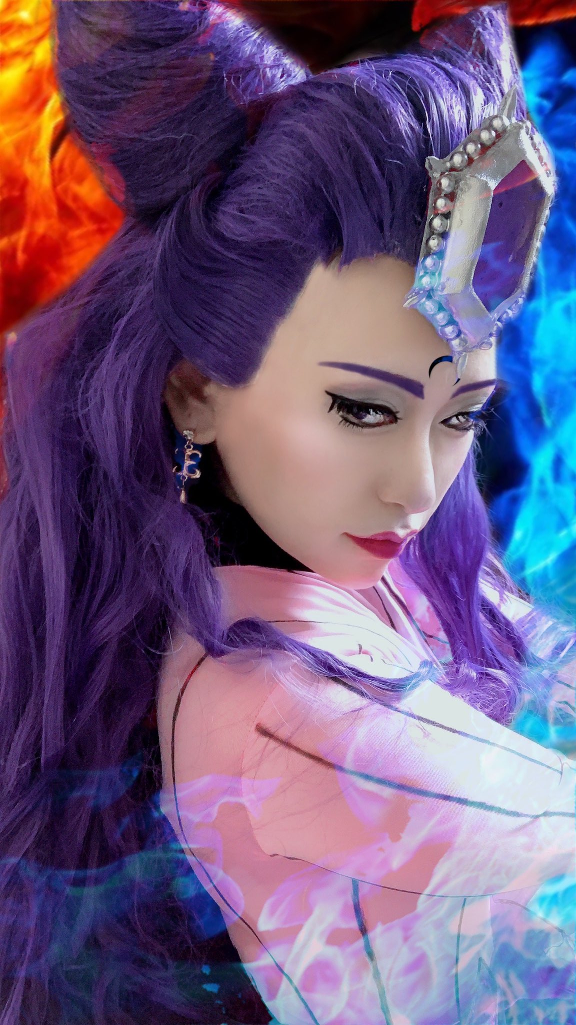 櫁灯 Mitsuhi 活動縮小中 Cosplay 宅コス 美少女戦士セーラームーン あやかしの四姉妹 コーアン ちまちま作業してようやく 額飾りは90年代ver も作ったけど今回は原作 Crystal Ver で スカート部分まで撮りたかった 色々雑加工