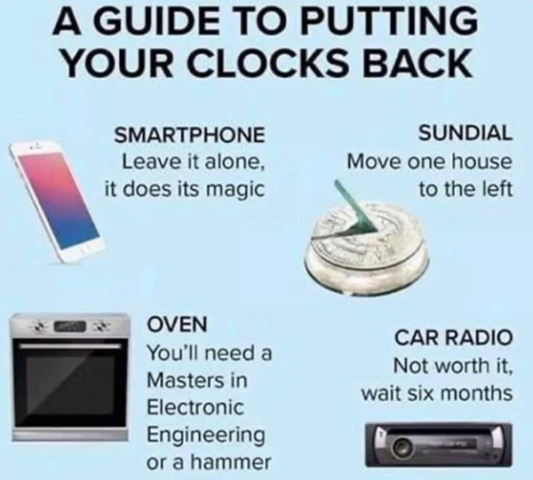 indieyorkmap's tweet photo. Reposted from @yorkshiretimes - Clocks go back this weekend. Hereβs our handy guide π
#clocksgoback
#fallback
#clock
#englishsummertime
#greenwichmeantime
#clocksofinstagram
#time
#timewaitsfornoone
#autumn
#sundial
#timeflies
#timetorelax
#timepiece
#hightimes https://t.co/zrRhSYHsTK