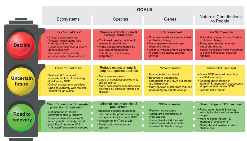 Only the highest  level of ambition in the global biodiversity goals open a green-light road to recovery and transformative change
See our new @Science paper tinyurl.com/yy3aqrod
<a href="/WorldBioForum/">World Biodiversity Forum</a> <a href="/guardianeco/">Guardian Environment</a> <a href="/ForestPeoplesP/">Forest Peoples Programme</a> <a href="/GGBC_GU/">Gothenburg Global Biodiversity Centre</a> <a href="/UNBiodiversity/">UN Biodiversity</a> <a href="/idiv/">iDiv Biodiversity Research</a> <a href="/IPBES/">ipbes</a> <a href="/NatCapCoalition/">Natural Capital Coalition</a>
