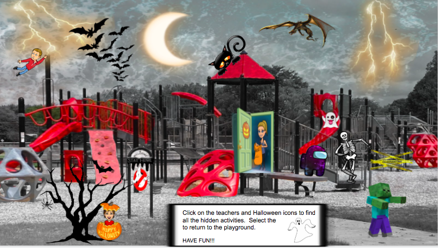 LINES_PE's tweet photo. Check out Lines Virtual Halloween Playground! The images will bring up some fun activities! Thank you to all the creative teachers for posting all these WONDERFUL resources! Our students🧡them! @Lines220 #HPEatHome  #physed @Lines_Principal @barrington220 
https://t.co/WsPl0heZPQ https://t.co/wPUbze6FAk