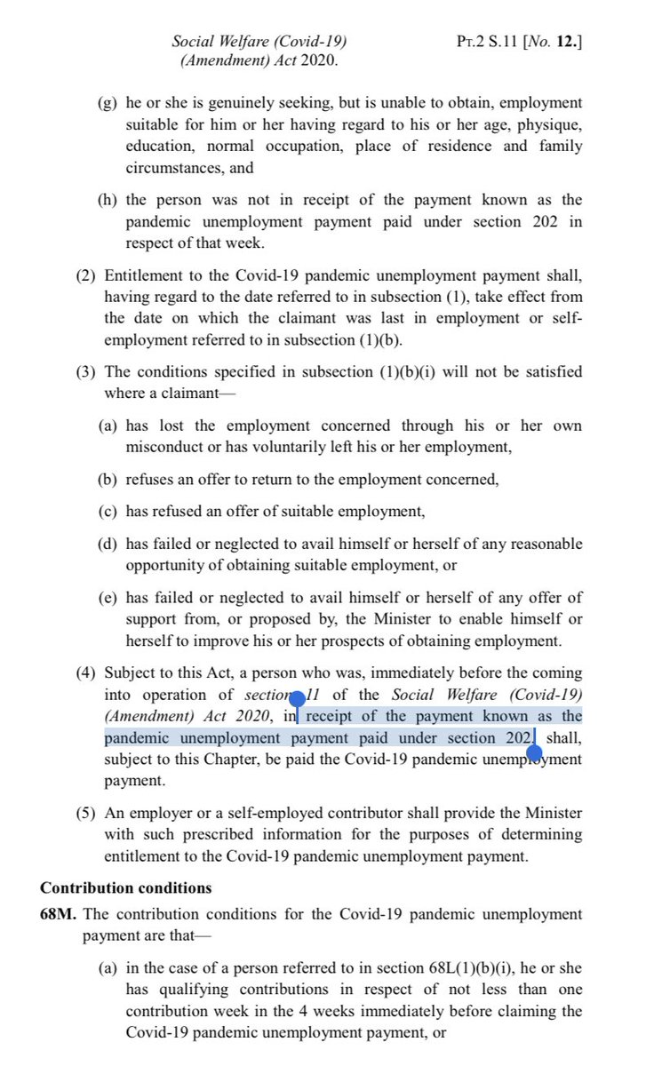 So, an ‘Urgent Needs Payment’ (paid under Section 202 of the Social Welfare Consolidation Act 2005) is not subject to tax.This is important, because when the PUP was finally placed on a legal footing this summer, all previous instalments were described as Section 202 payments: