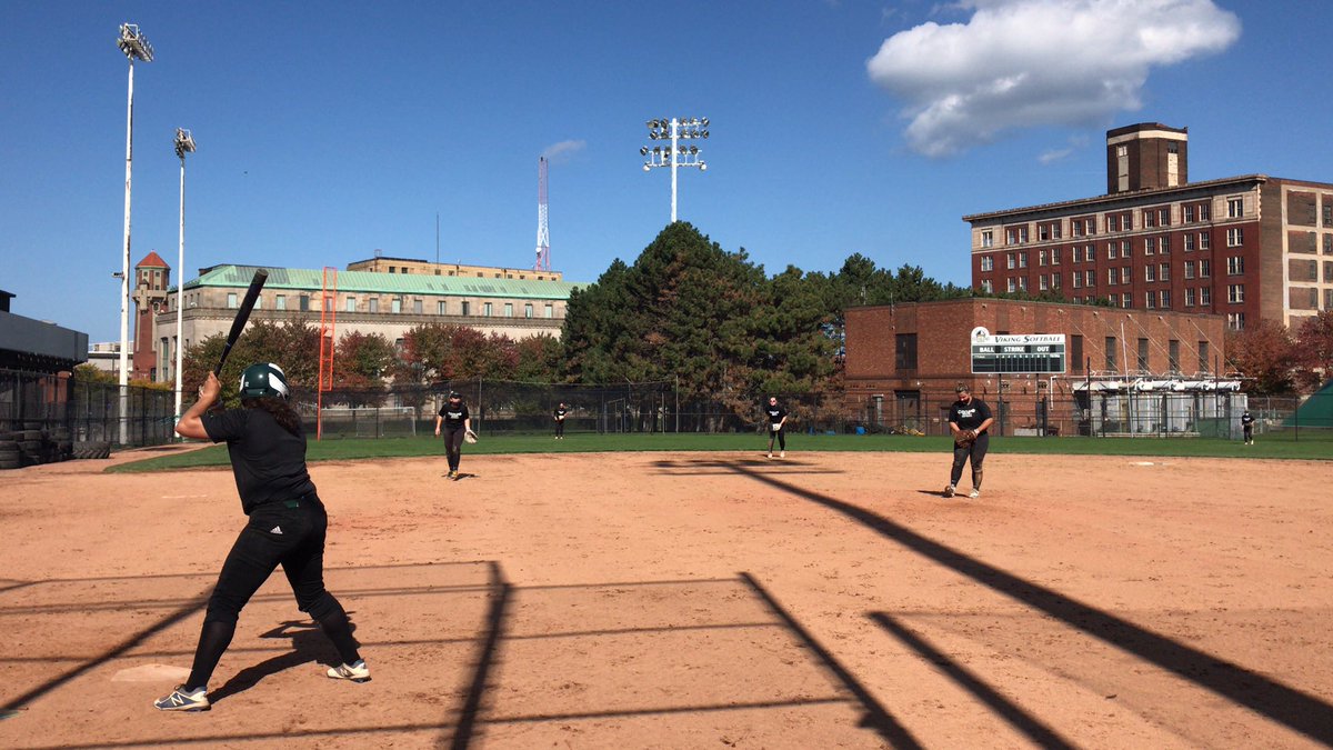 Beautiful day for a scrimmage! #GoVikes #MaskUp