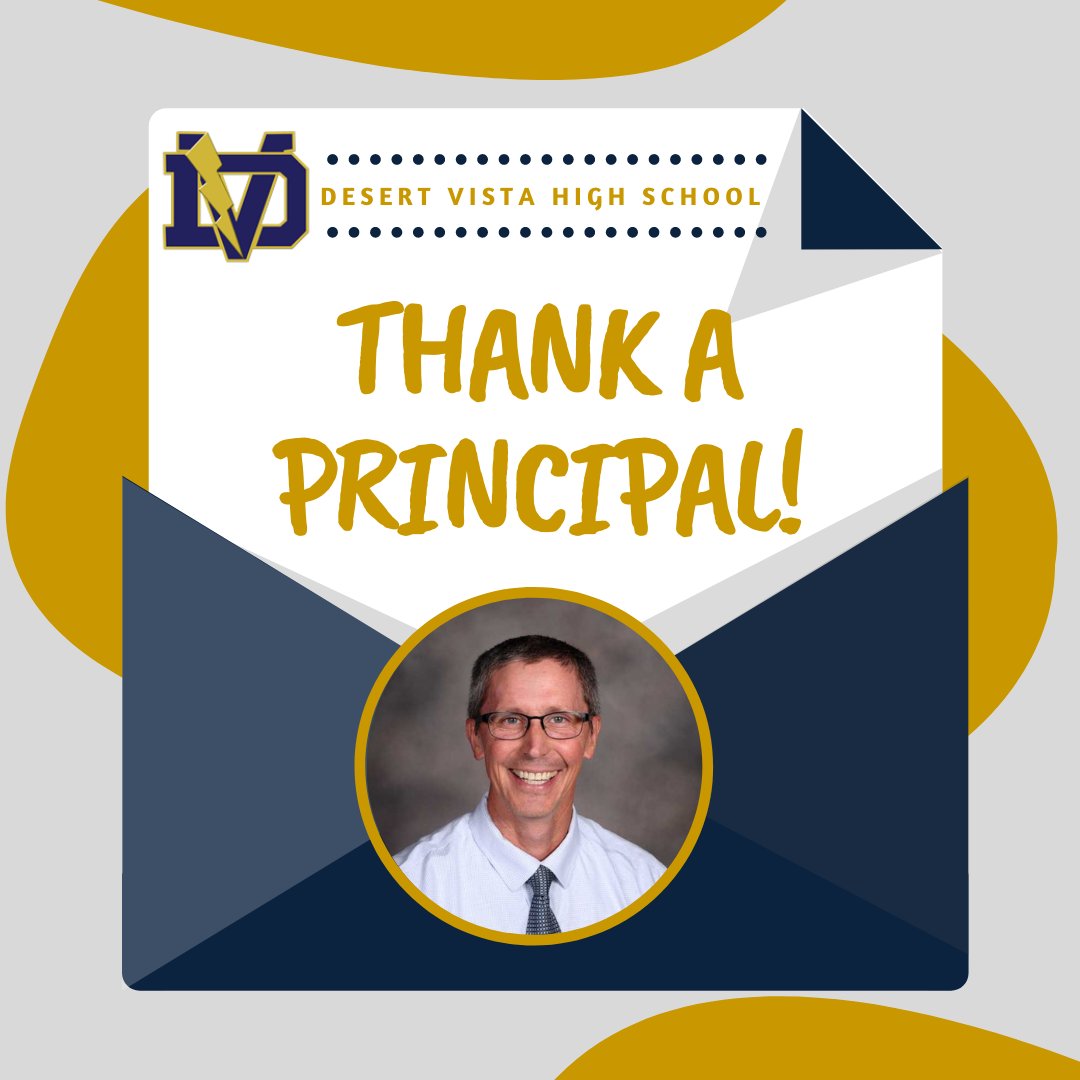 DVHS_TUHSD's tweet photo. As October is National Principals Month, we know this year has brought its challenges. Which is why, now more than ever, we are grateful for our amazing &amp; dedicated Principal, Michael Deignan. Principal Deignan came through for the Thunder when we needed him! #ThankAPrincipal ⚡️ https://t.co/DPeUqU4ZXb