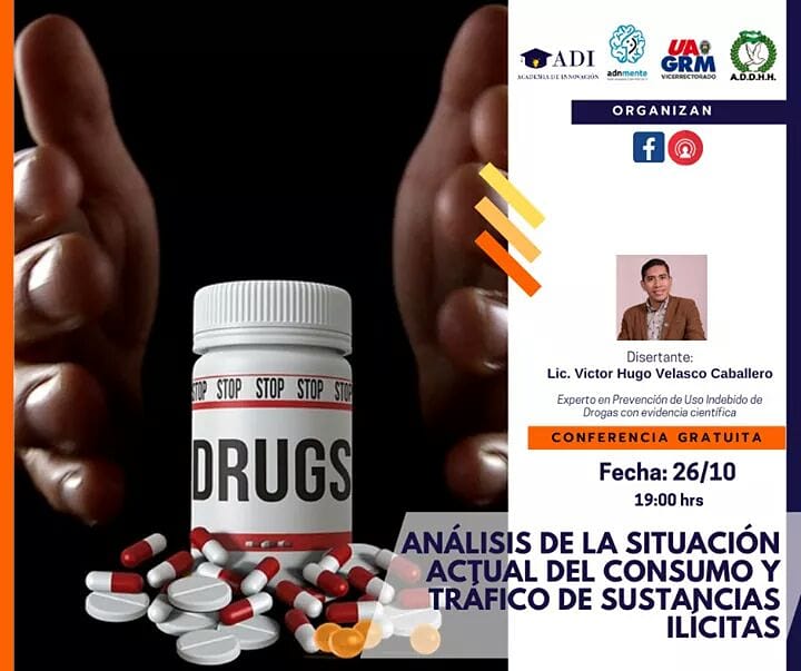 AdiBolivia's tweet photo. #ConferenciaGratuita
"Análisis de la situación actual del consumo y tráfico de sustancias ilícitas" 🚫💊💉🚬🧠
📆 #INICIO Lunes 26 de octubre - 19:00 Hrs. 
📝 Inscripción
https://t.co/N3JbTP2mta
📱 Información 
77694936
75577587
#AcademiaDeInnovación 🎓💡
#ADNmente  🧠
#UAGRM 📚 https://t.co/3JYTRG4GgH