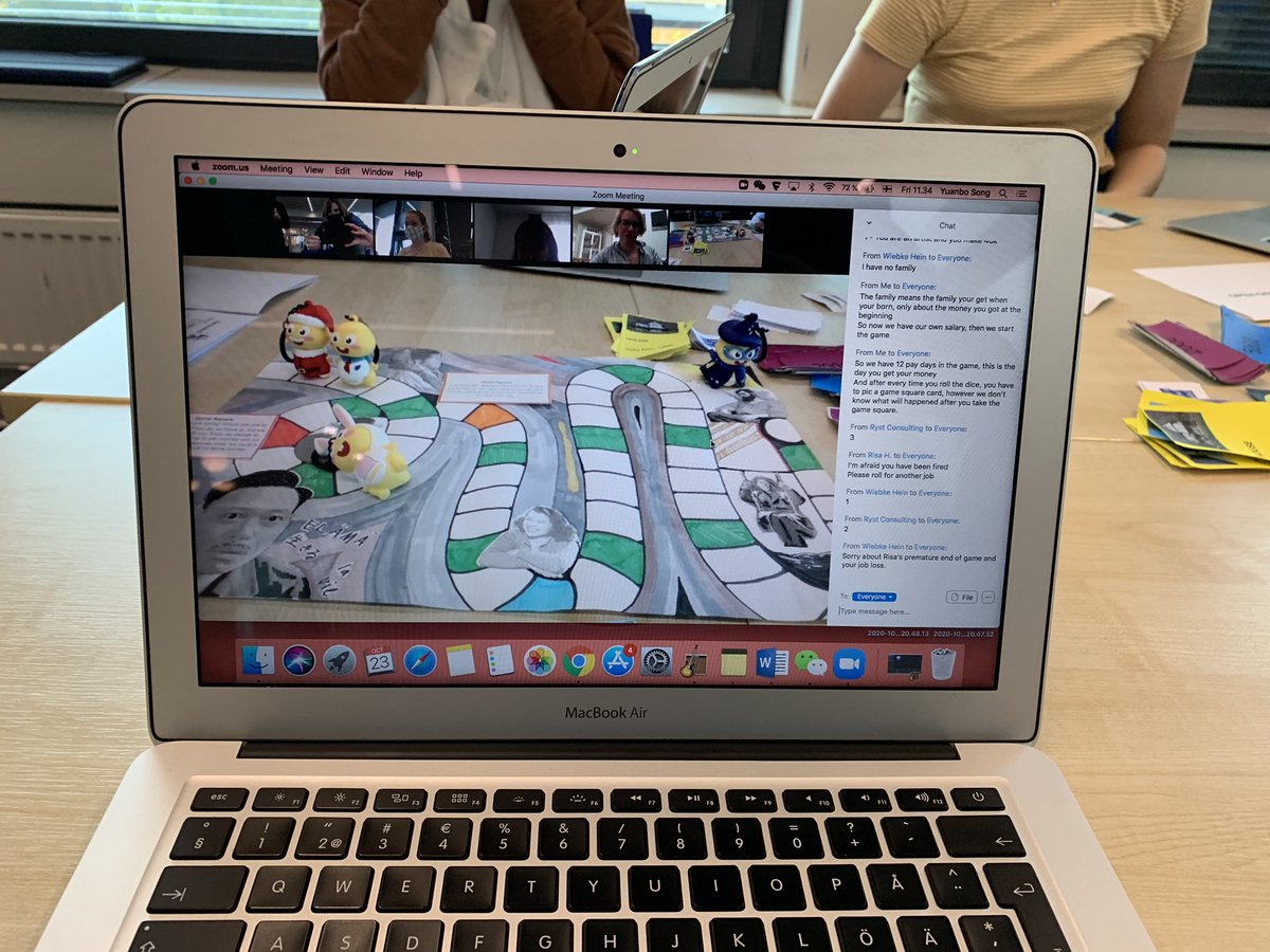Gr 9 students shared their Balanced Game of Life games with families virtually today. They included philosophies, Tolstoy, and advice from their own grandparents they called Grandma Tips. Amazing conversations about life choices and societal pressure!