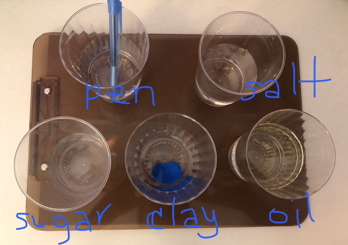 MsM_5thgrade's tweet photo. Soluble or insoluble? #science https://t.co/Ls5CbMHV7B