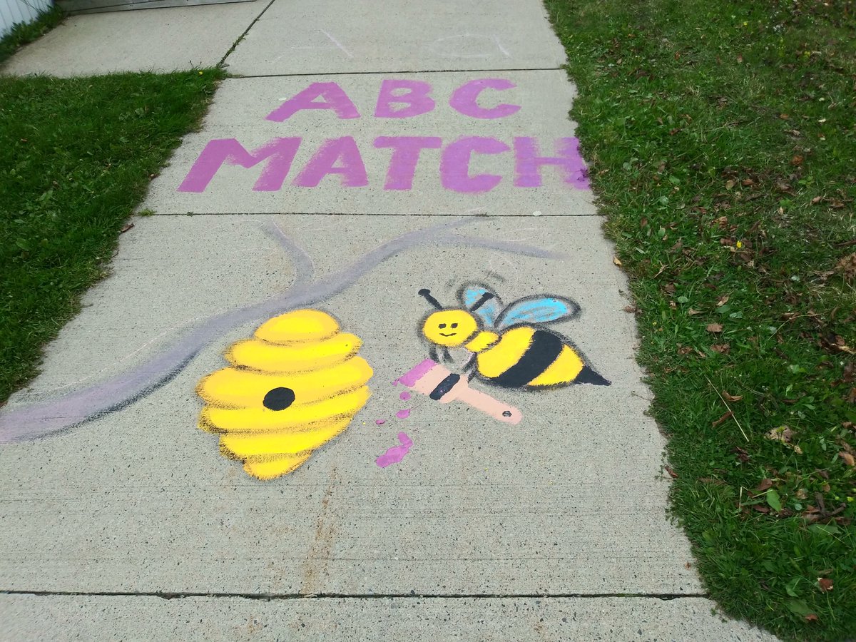 SeasidePES's tweet photo. Announcing the new #WestSideWalkway with @cityofsaintjohn & #CarletonCommunityCentre - Marketplace to Charlotte to Fundy, ending at our @ASD_South school. More artwork to come next week near Seaside to finish off before winter. What an exciting route for your walk to school! https://t.co/z6jINuPrCK