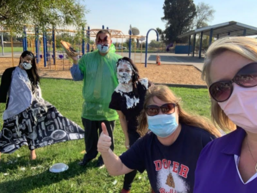 FairfieldSuisun's tweet photo. Students loved seeing the photo of their #FSUSD principals getting "pied" in the face. Click to read the tasty details:

https://t.co/V4dIOUBAeM https://t.co/BrVqiEGyNk