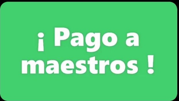 JardinMistral's tweet photo. @geramonro05  @ErnestoNemer  

¡PAGO A MAESTROS! https://t.co/KsnOt8DwoR