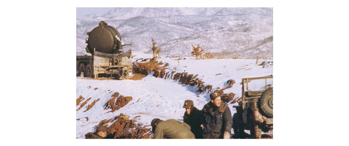 CanadianArmy's tweet photo. Today we remember the Battle of Hill 355 (a.k.a. Little Gibraltar) during the Korean War. Commanded by Leo Major, the RCR captured the hill and held out against a Chinese counterattack. 18 Canadians were killed, 35 wounded, and 14 captured. #WeRemember.
Photo: @LibraryArchives https://t.co/W1Vy1J4p7B