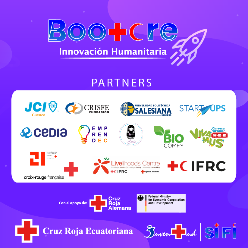 cruzrojaecuador's tweet photo. Falta muy poco para que inicie nuestro "#BOOTCRE edición Emprendimiento". 🙌

Agradecemos a todas las organizaciones que nos han brindado su apoyo para el desarrollo de este incríble evento. 🤝👍 https://t.co/260VUV1xuL