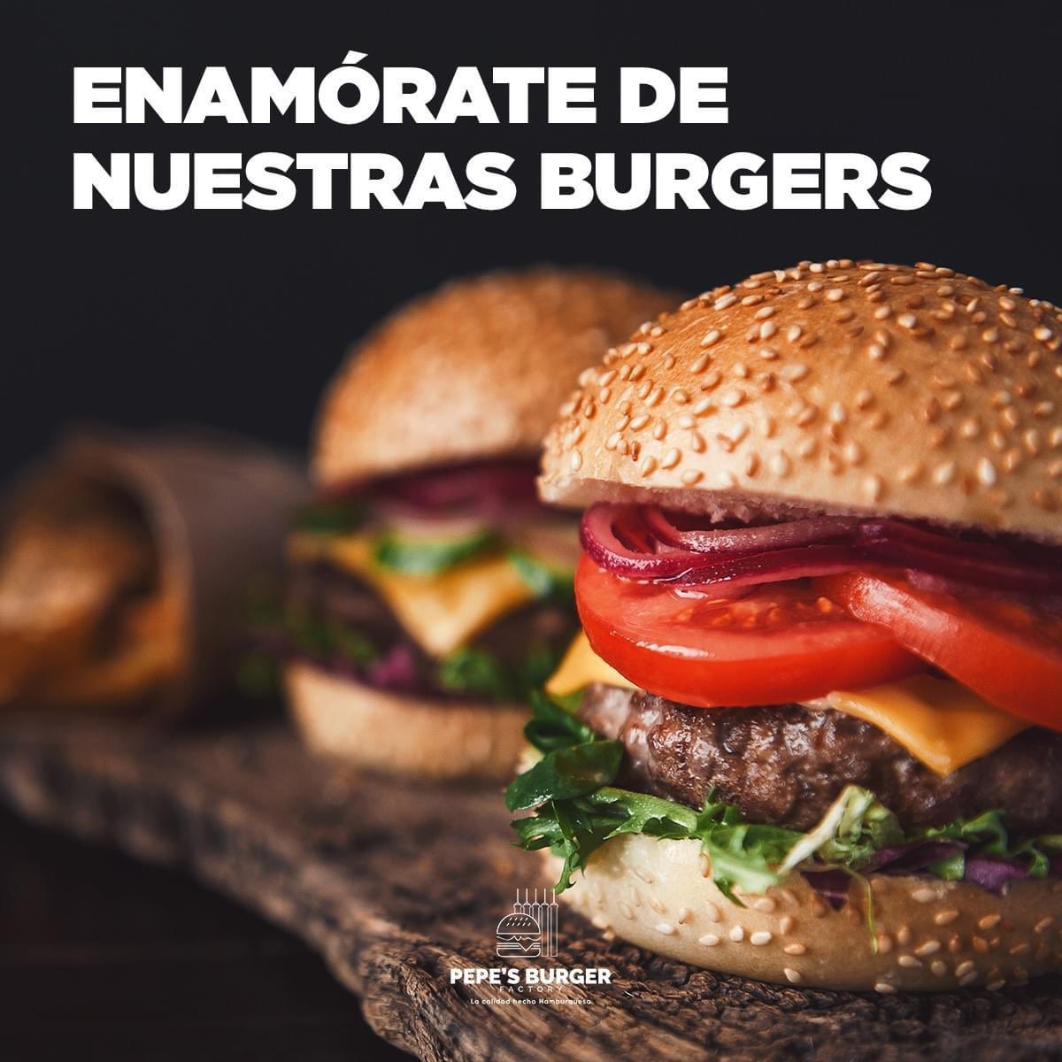 FactoryPepe's tweet photo. Enamórate de Pepe's Burger este viernes, inicio de fin de semana y qué mejor que disfrutar del mejor sabor, calidad de carne (Carne Importada Sterling Silver), los ingredientes más frescos y la mejor actitud. 

Pide la tuya. 
Jueves - Domingo 
#UberEats #didi #rappid #piddelo https://t.co/RvDP9X5oJf