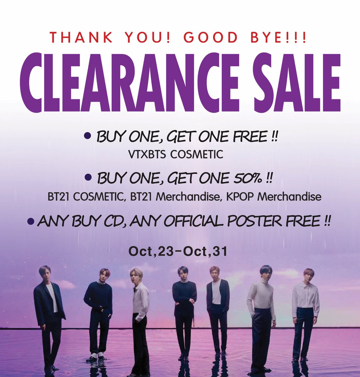 k_plus_pop's tweet photo. LOCATION: 400 S Baldwin Avenue, Arcadia, CA 91007.
CLEARANCE SALE!
Message us if you have any questions! #bts #vt #jimin #rm #jhope #jin #v #jungkook #suga https://t.co/0wLIEMKnvm