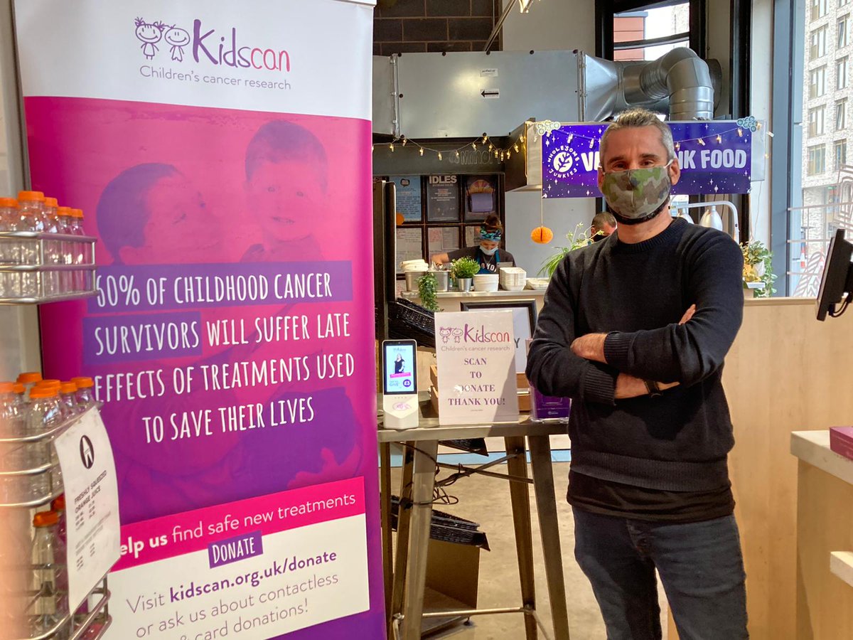 Huge thank you to Ancoats General Store, who are continuing to display one of our contactless donation boxes to help raise money for childhood cancer research!  

Drop by and give it a go - just tap your card or phone to donate - it really is that simple!