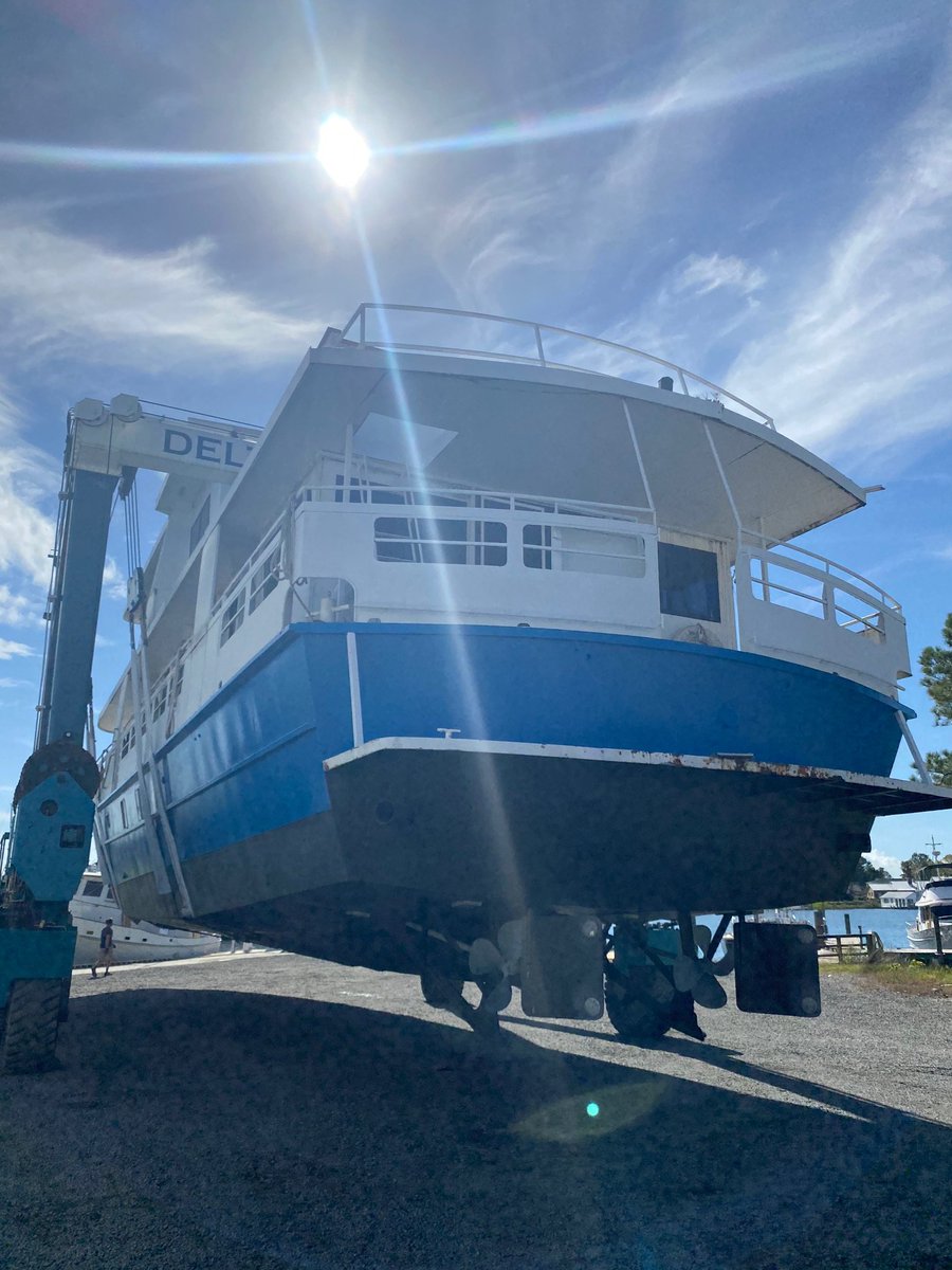 DBYard's tweet image. Launching an 89' Kelly Custom Steel Hull vessel, hailing from Washington DC.