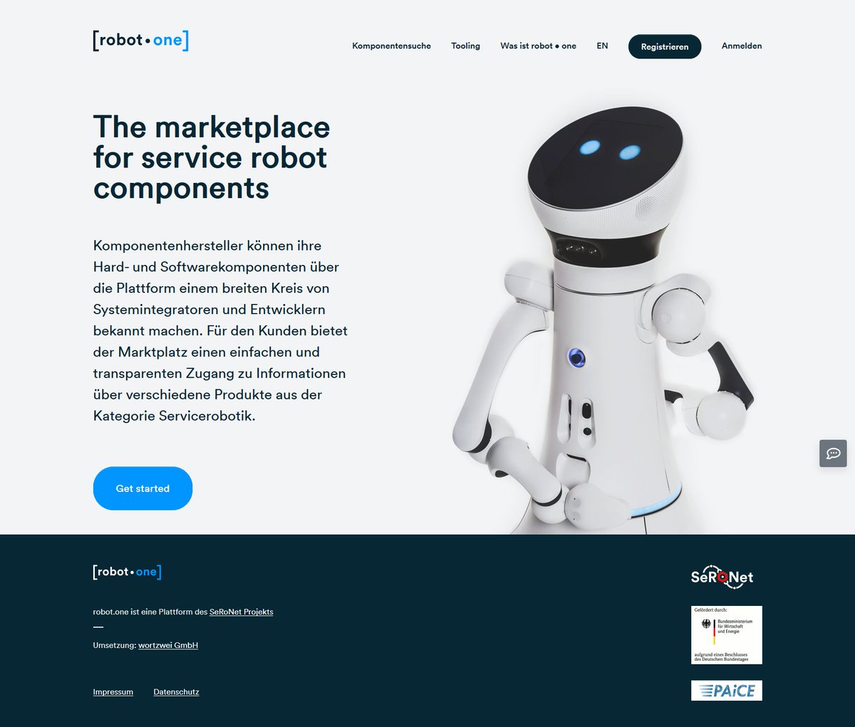 ThiloZimmermann's tweet photo. 2. Aufruf des #BMWI-Projekts #SeRoNet für #Roboter #Komponentenhersteller (#Software #Hardware) zur Teilnahme an Markt- und Entwicklungsplattform „https://t.co/5fsT1HSEwq“ für gewerbliche #Servicerobotik (Entwicklungsaufträge zur Anpassung)
#PAiCE #Robotik
https://t.co/Ahsi95FwAh https://t.co/JaCi5WKElj
