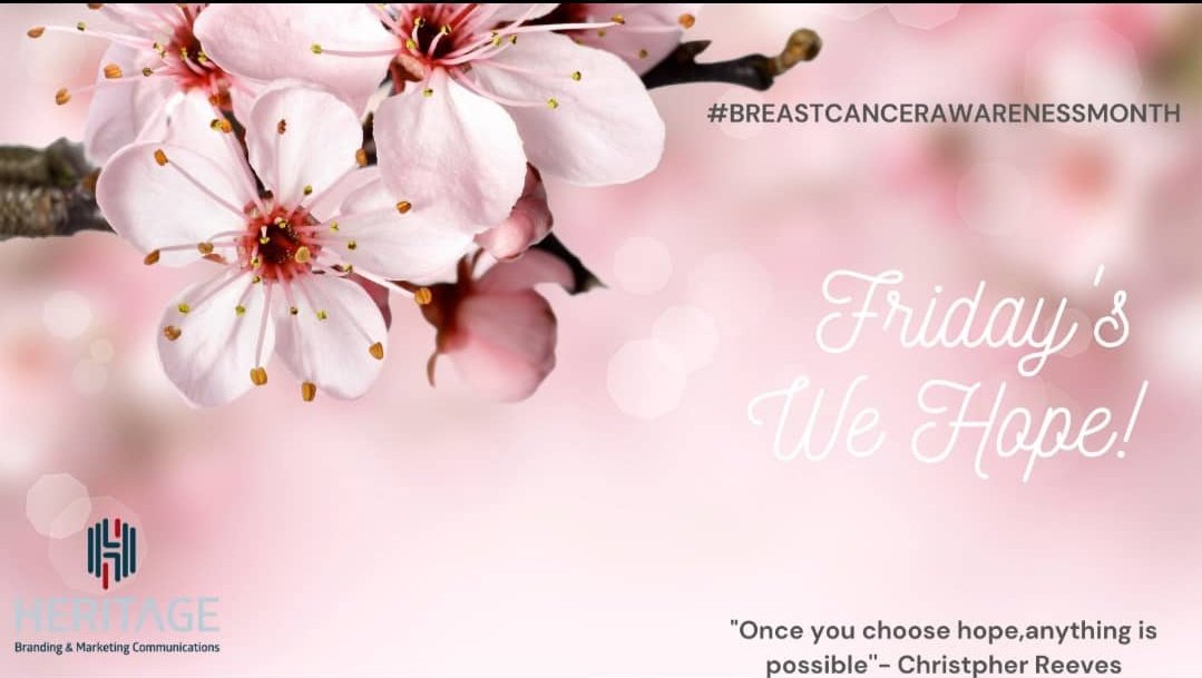 heritagebw1's tweet photo. We continue to hope, together.
#BreastCancerAwarenessMonth #TogetherWeCan https://t.co/2Nup9y6DyD