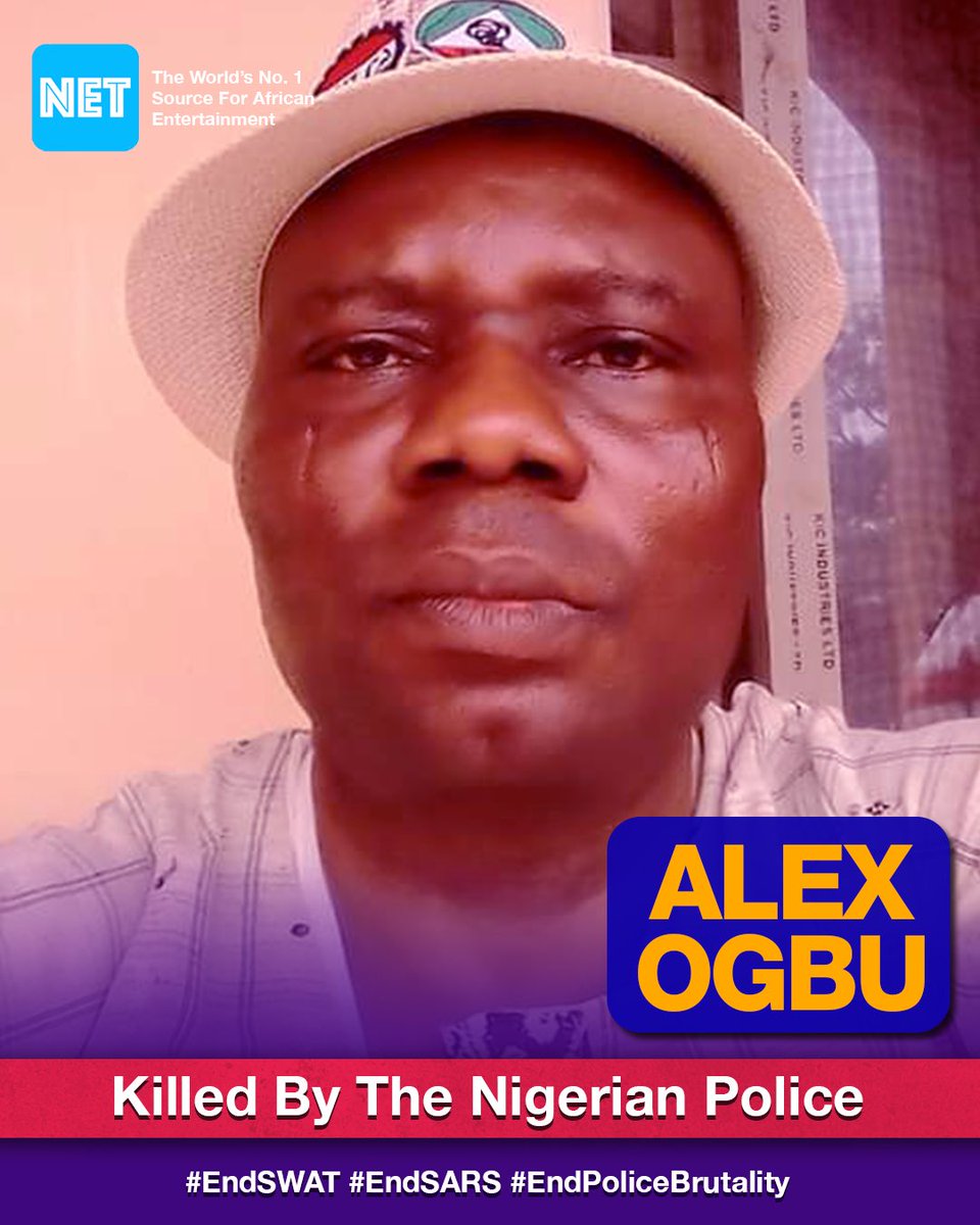 Alex Ogbu, a journalist, was killed by a police bullet while covering a protest in Abuja on January 21, 2020. Rest in peace.  #EndSARS  