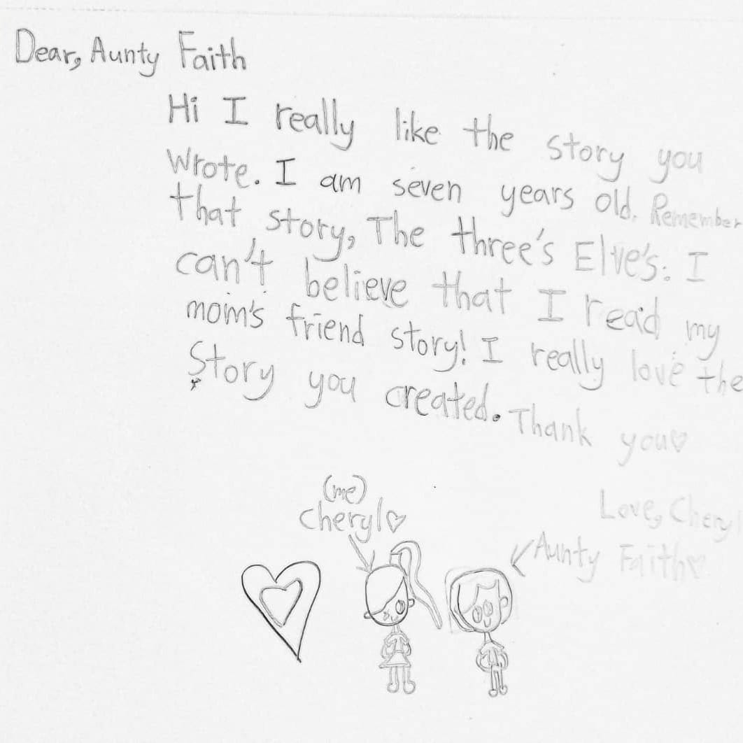 faithfoo7's tweet photo. Such a lovely note to end my day. A happy 7-year-old young reader! 😍😊 
#the3selves https://t.co/jZYKO4nX61