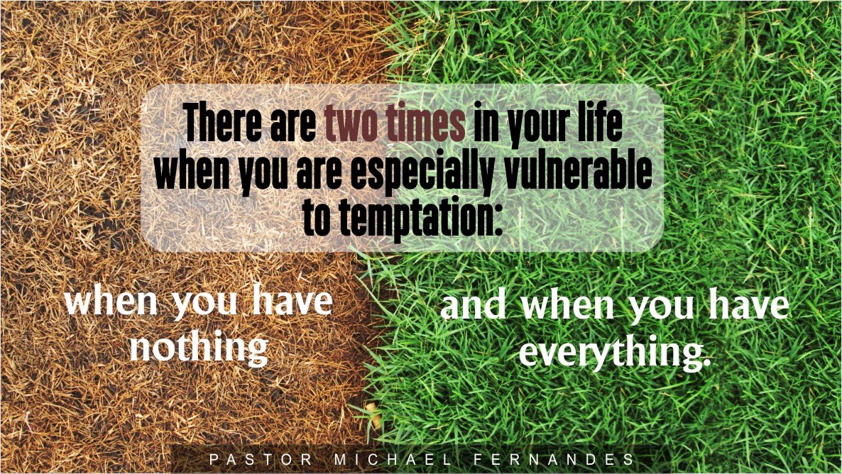PastorMichaelF's tweet photo. #propheticword #temptation #havingnothing #havingeverything #lifequotes #quotesoftheday #quotes #motivation #pastormichael #karunasadanministries @PastorMichaelF https://t.co/PZ3IkJCDkv